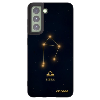 Picasee Μαύρη θήκη σιλικόνης για Samsung Galaxy S21 FE 5G - LIBRA
