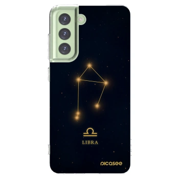 Picasee διαφανής θήκη σιλικόνης Samsung Galaxy S21 FE 5G - LIBRA