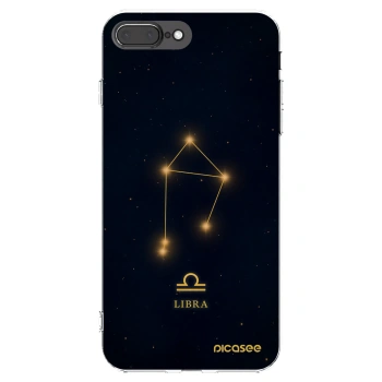 Picasee διαφανής θήκη σιλικόνης Apple iPhone 7 Plus - LIBRA