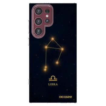 Picasee διαφανής θήκη σιλικόνης Samsung Galaxy S22 Ultra 5G - LIBRA