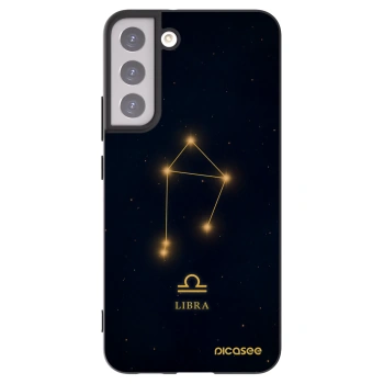 Picasee Μαύρη θήκη σιλικόνης για Samsung Galaxy S22+ 5G - LIBRA