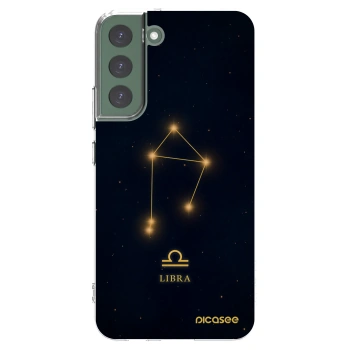 Picasee διαφανής θήκη σιλικόνης Samsung Galaxy S22+ 5G - LIBRA