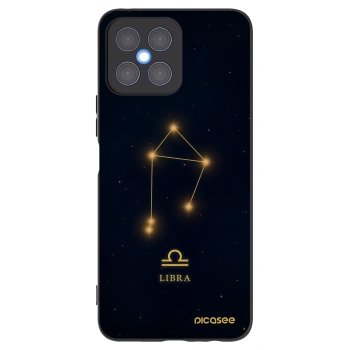 Picasee Μαύρη θήκη σιλικόνης για Honor X8 4G - LIBRA
