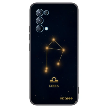 Picasee Μαύρη θήκη σιλικόνης για OPPO Reno 5 5G - LIBRA