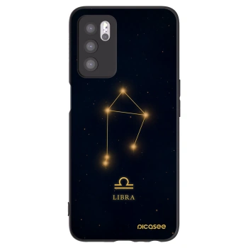 Picasee Μαύρη θήκη σιλικόνης για OPPO A16 - LIBRA