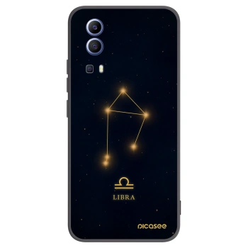 Picasee Μαύρη θήκη σιλικόνης για Vivo Y52 5G - LIBRA