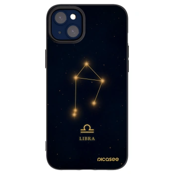 Picasee Μαύρη θήκη σιλικόνης για Apple iPhone 14 Plus - LIBRA