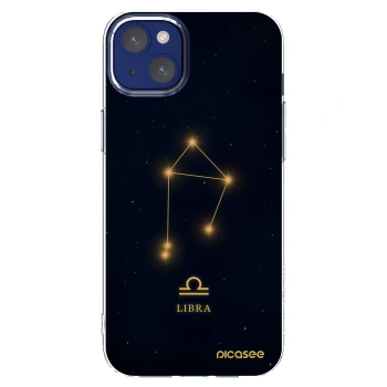 Picasee διαφανής θήκη σιλικόνης Apple iPhone 14 Plus - LIBRA