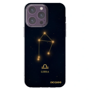Picasee διαφανής θήκη σιλικόνης Apple iPhone 14 Pro Max - LIBRA