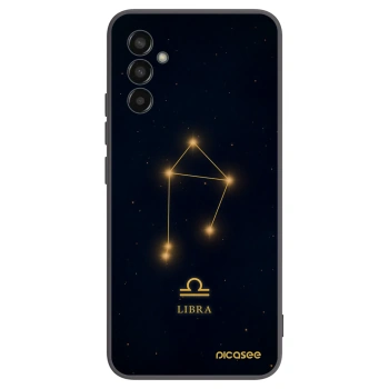 Picasee Μαύρη θήκη σιλικόνης για Samsung Galaxy M13 M135F - LIBRA