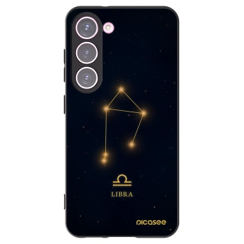 Picasee Μαύρη θήκη σιλικόνης για Samsung Galaxy S23 5G - LIBRA