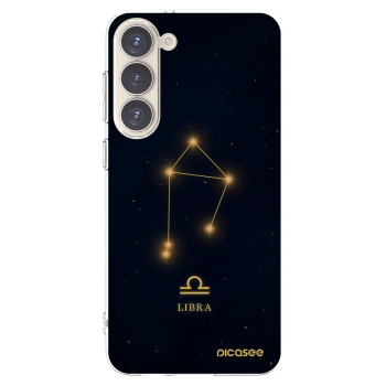 Picasee διαφανής θήκη σιλικόνης Samsung Galaxy S23+ 5G - LIBRA