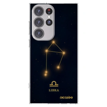 Picasee διαφανής θήκη σιλικόνης Samsung Galaxy S23 Ultra 5G - LIBRA