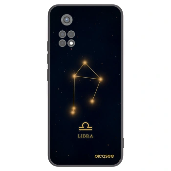 Picasee Μαύρη θήκη σιλικόνης για Xiaomi Redmi Note 11S 5G - LIBRA