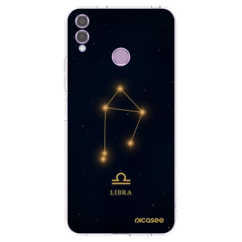 Picasee διαφανής θήκη σιλικόνης Honor 8X - LIBRA