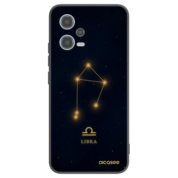 Picasee Μαύρη θήκη σιλικόνης για Xiaomi Redmi Note 12 5G - LIBRA