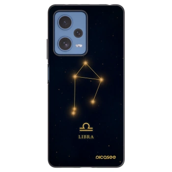 Picasee Μαύρη θήκη σιλικόνης για Xiaomi Redmi Note 12 Pro 5G - LIBRA