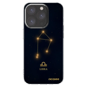Picasee διαφανής θήκη σιλικόνης Apple iPhone 15 Pro - LIBRA
