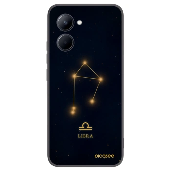 Picasee Μαύρη θήκη σιλικόνης για Realme C33 (2023) - LIBRA