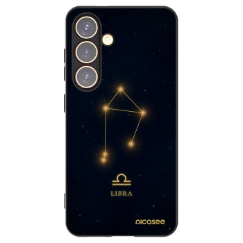 Picasee Μαύρη θήκη σιλικόνης για Samsung Galaxy S24 S921B 5G - LIBRA