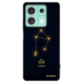 Picasee Μαύρη θήκη σιλικόνης για Xiaomi Redmi Note 13 5G - LIBRA