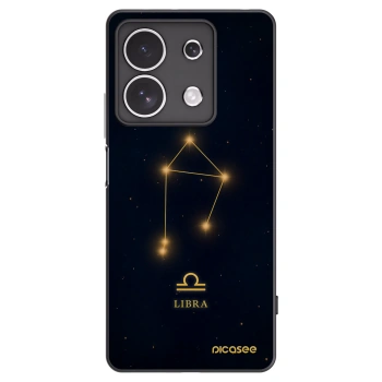 Picasee Μαύρη θήκη σιλικόνης για Xiaomi Redmi Note 13 4G - LIBRA
