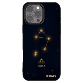 Picasee Μαύρη θήκη σιλικόνης για Apple iPhone 16 Pro Max - LIBRA