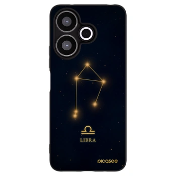 Picasee Μαύρη θήκη σιλικόνης για Xiaomi Redmi 13 4G - LIBRA