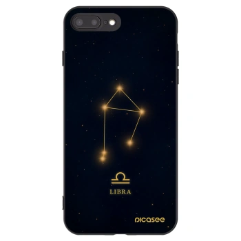 Picasee Μαύρη θήκη σιλικόνης για Apple iPhone 7 Plus - LIBRA