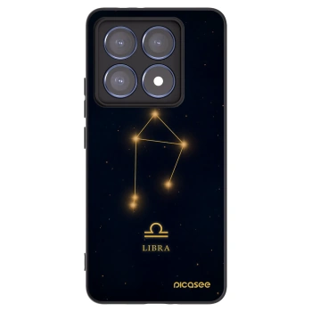 Picasee Μαύρη θήκη σιλικόνης για Xiaomi 14T Pro - LIBRA