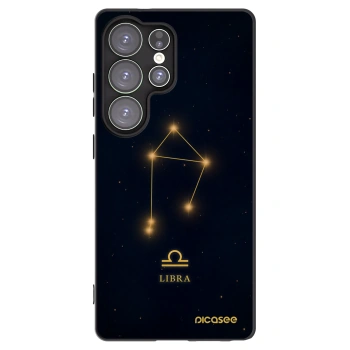 Picasee Μαύρη θήκη σιλικόνης για Samsung Galaxy S25 Ultra 5G - LIBRA
