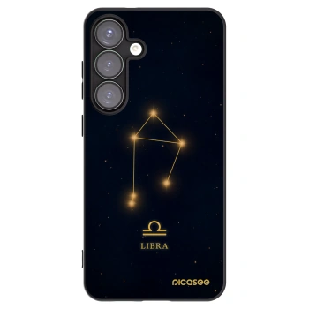 Picasee Μαύρη θήκη σιλικόνης για Samsung Galaxy S25+ 5G - LIBRA