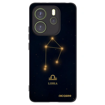 Picasee Μαύρη θήκη σιλικόνης για Xiaomi Redmi Note 14 4G - LIBRA