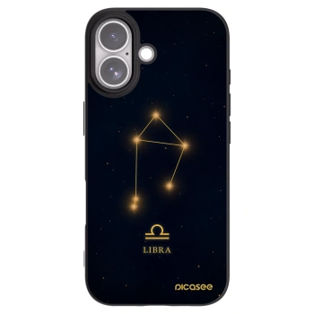 Picasee Μαύρη θήκη σιλικόνης για Apple iPhone 17 - LIBRA