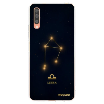 Picasee διαφανής θήκη σιλικόνης Samsung Galaxy A70 A705F - LIBRA