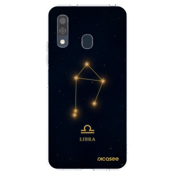 Picasee διαφανής θήκη σιλικόνης Samsung Galaxy A40 A405F - LIBRA