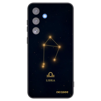 Picasee Μαύρη θήκη σιλικόνης για Samsung Galaxy S25 FE 5G - LIBRA