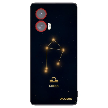 Picasee Μαύρη θήκη σιλικόνης για Motorola Edge 50 Fusion - LIBRA