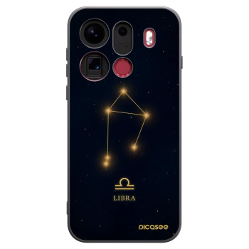 Picasee Μαύρη θήκη σιλικόνης για OPPO Find X9 Pro - LIBRA