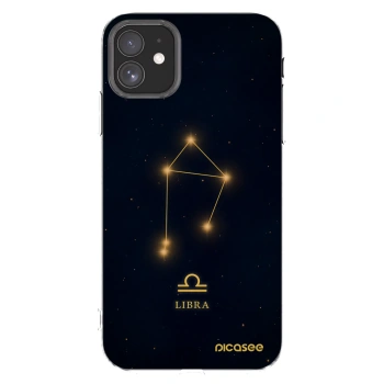 Picasee διαφανής θήκη σιλικόνης Apple iPhone 11 - LIBRA