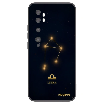 Picasee Μαύρη θήκη σιλικόνης για Xiaomi Mi Note 10 (Pro) - LIBRA