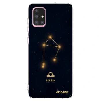 Picasee διαφανής θήκη σιλικόνης Samsung Galaxy A71 A715F - LIBRA