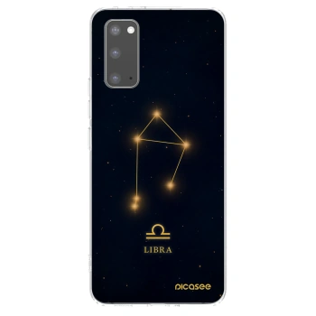 Picasee διαφανής θήκη σιλικόνης Samsung Galaxy S20 G980F - LIBRA