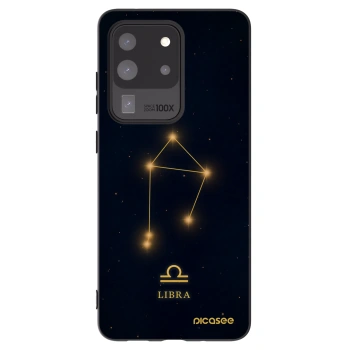 Picasee Μαύρη θήκη σιλικόνης για Samsung Galaxy S20 Ultra 5G G988F - LIBRA