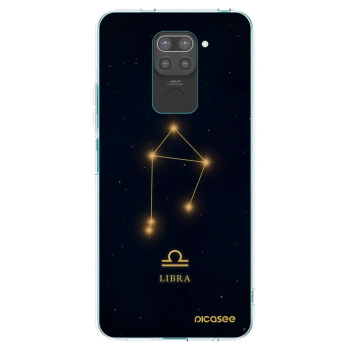 Picasee Μαύρη θήκη σιλικόνης για Xiaomi Redmi Note 9 - LIBRA