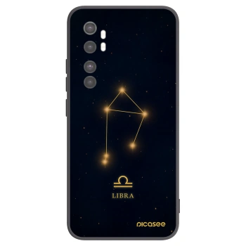 Picasee Μαύρη θήκη σιλικόνης για Xiaomi Mi Note 10 Lite - LIBRA