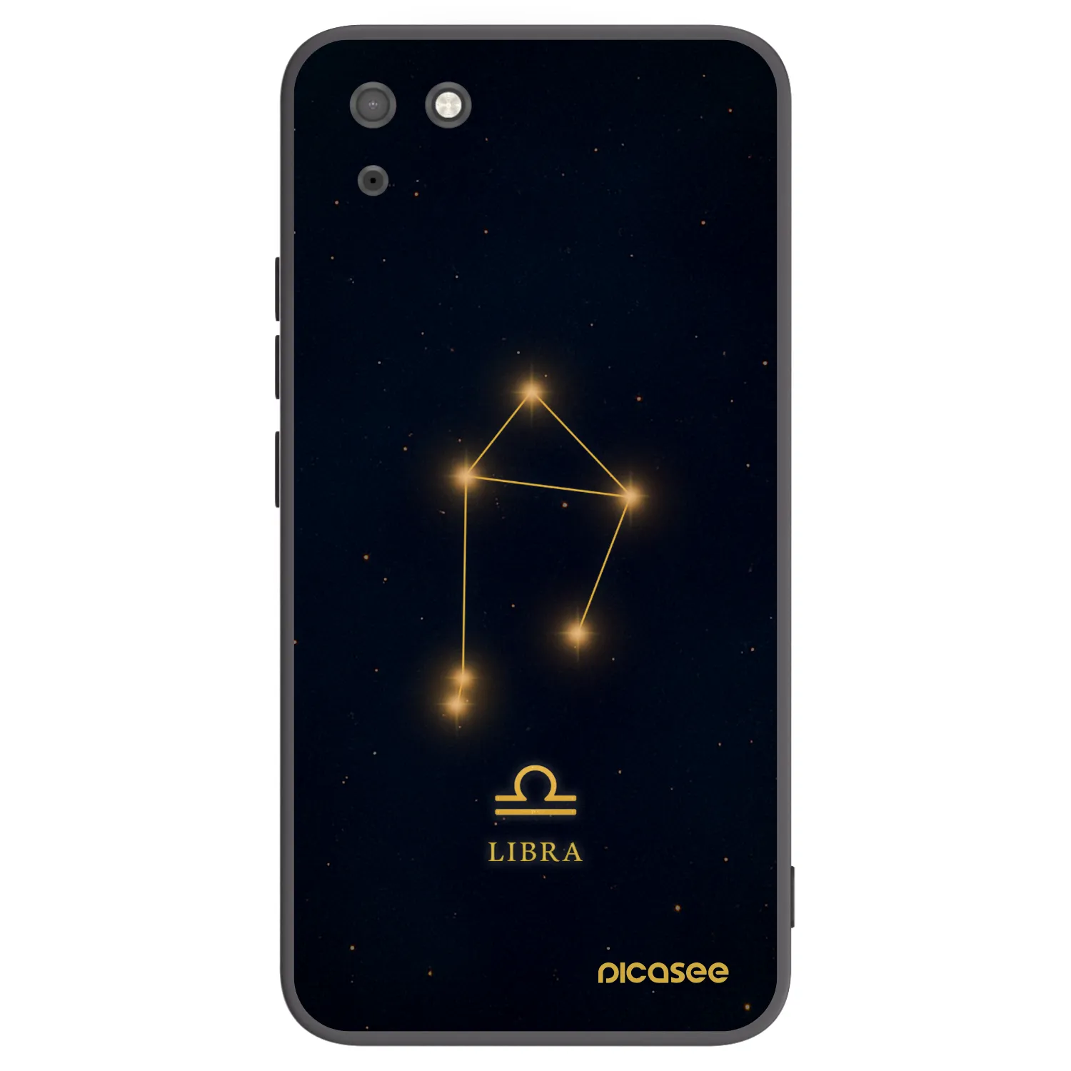 Picasee Μαύρη θήκη σιλικόνης για Huawei Y5P - LIBRA