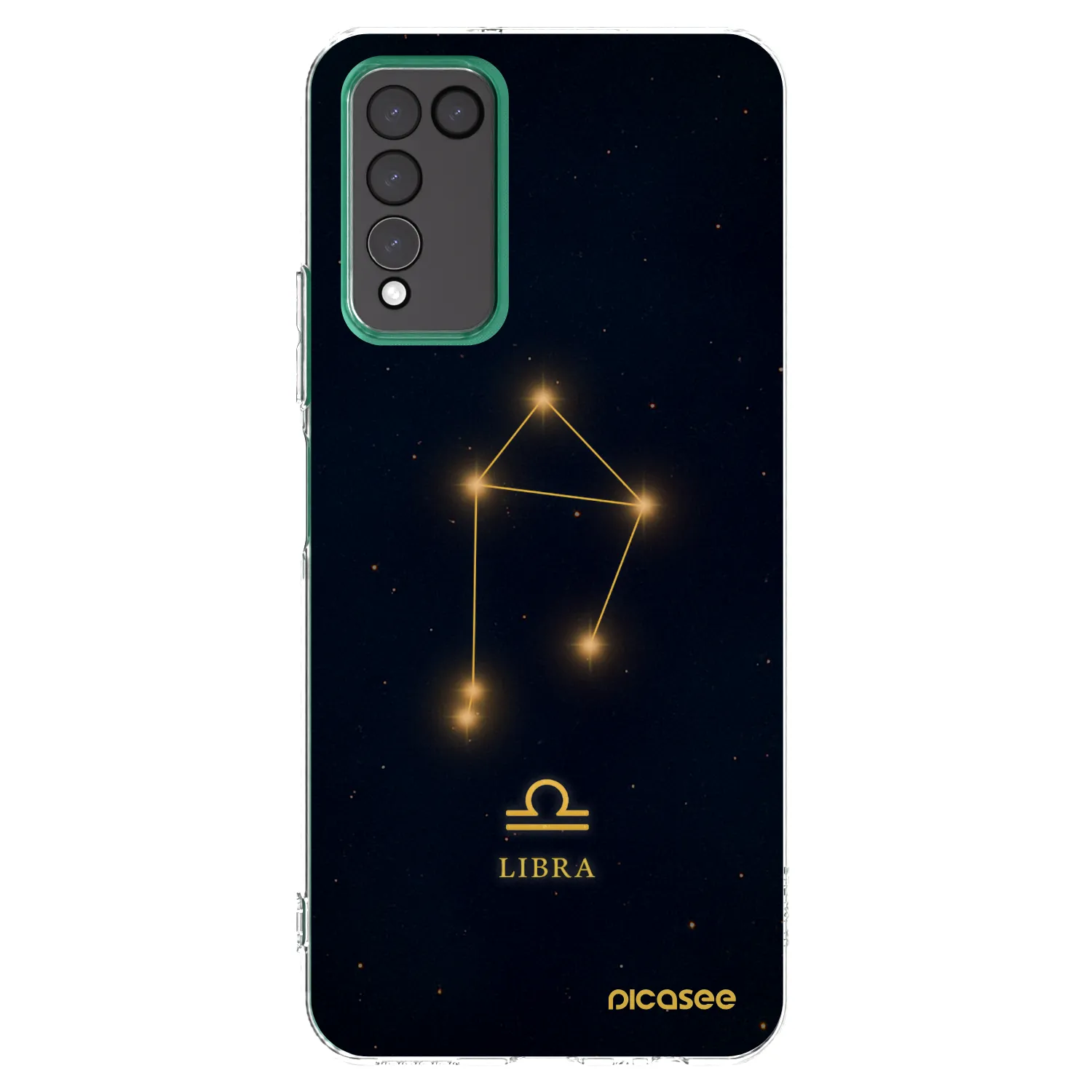 Picasee διαφανής θήκη σιλικόνης Honor 10X Lite - LIBRA