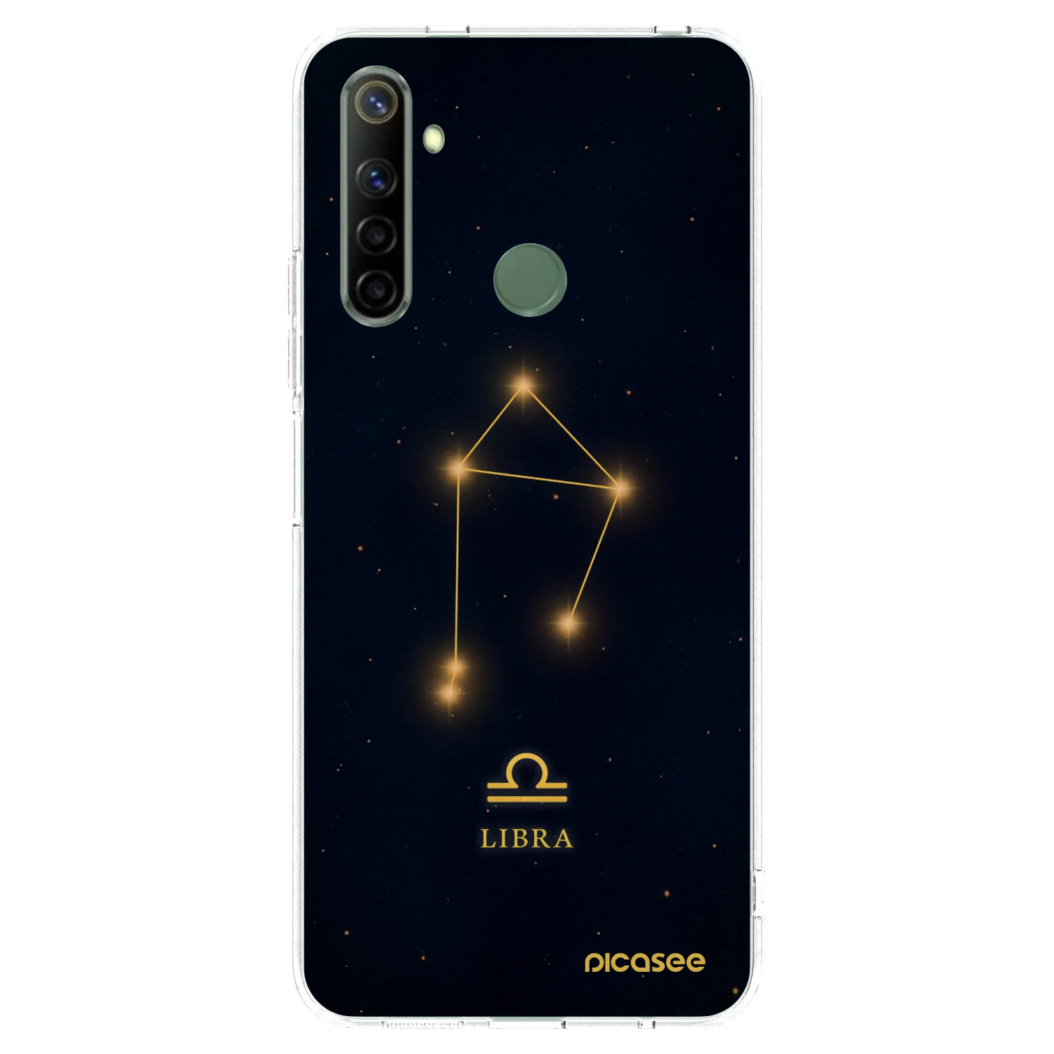 Picasee διαφανής θήκη σιλικόνης Realme 6i - LIBRA