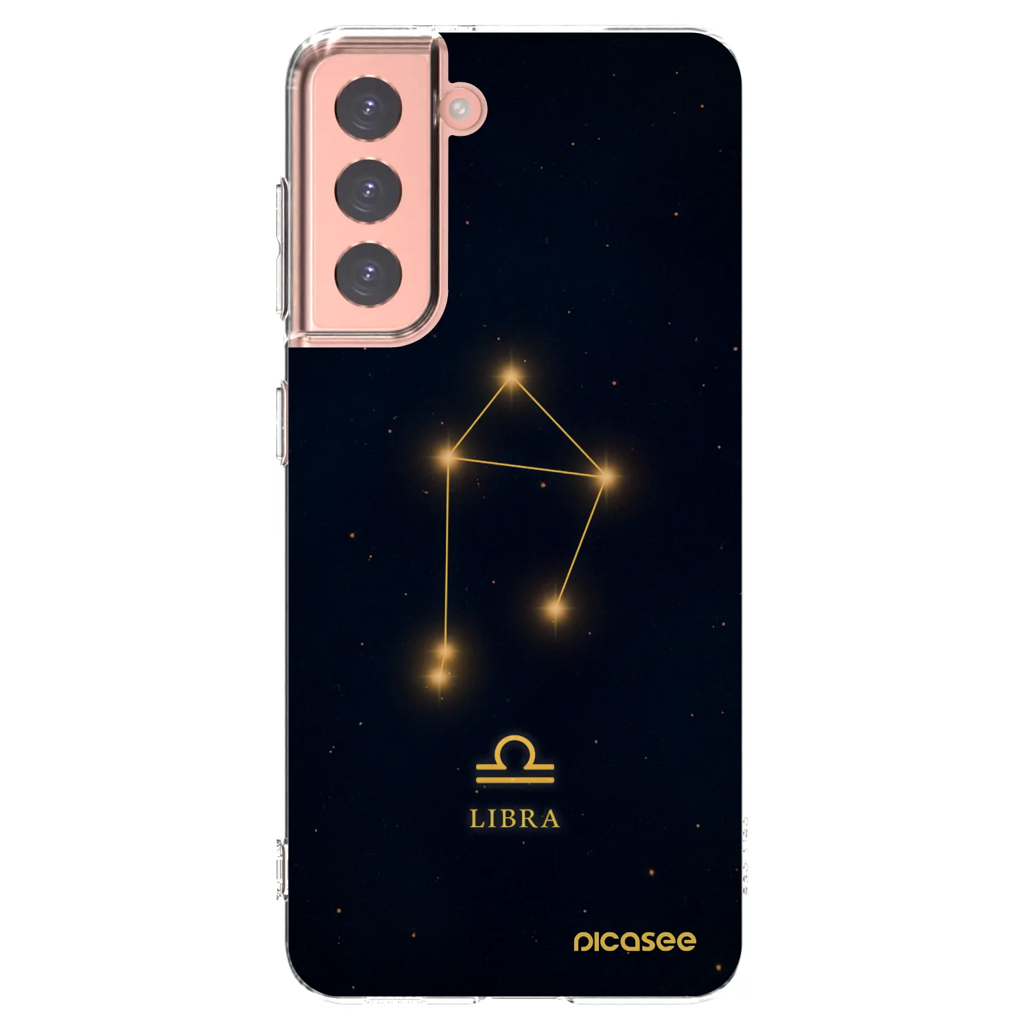 Picasee διαφανής θήκη σιλικόνης Samsung Galaxy S21 5G G991B - LIBRA